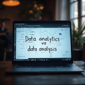 Read more about the article What’s the Difference? Data Analytics vs Data Analysis Explained