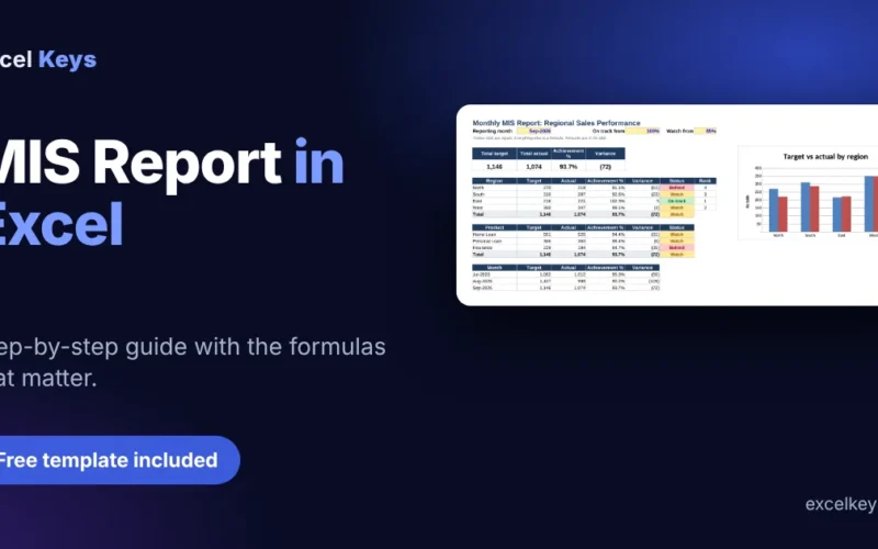 MIS Report in Excel: Step-by-Step Guide with Free Template
